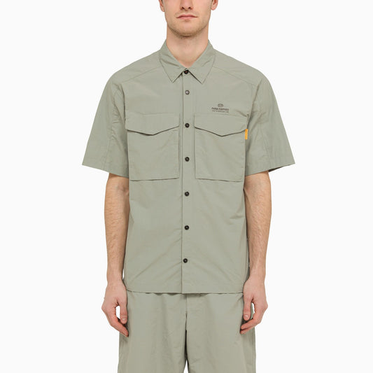 Parajumpers Shadow grey Pete shirt in nylon and cotton