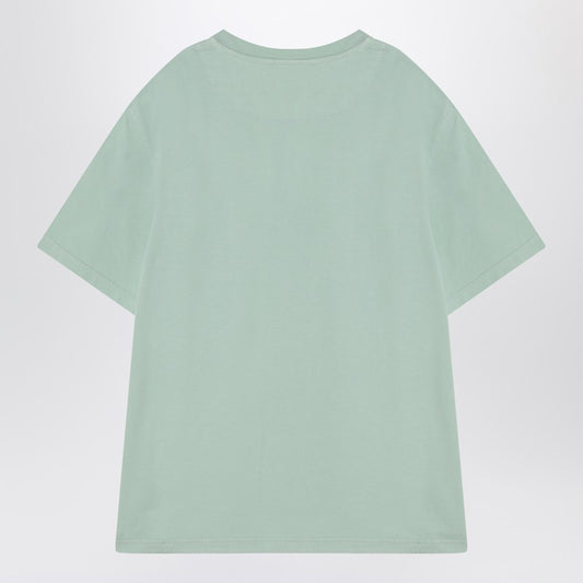 The Attico Mint green asymmetrical oversize T-shirt