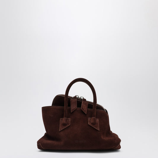 The Attico Brown suede La Passeggiata Mini bag