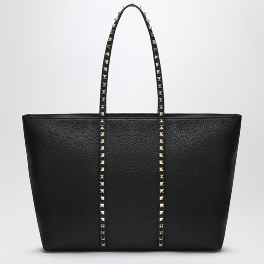 Valentino Garavani Rockstud medium tote bag in black leather