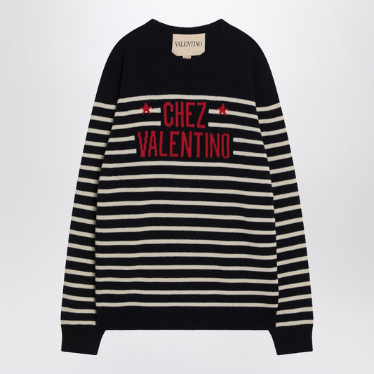 Sweater with jacquard pattern Chez Valentino