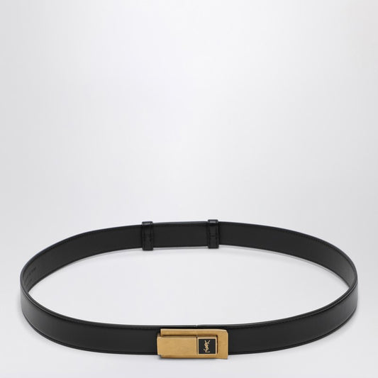 Saint Laurent Black belt with Charniere buckle