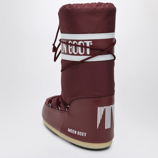 Moon Boot Bordeaux Icon boot in nylon