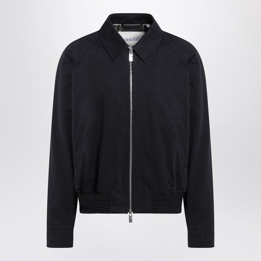 Burberry Harrington Jacket Navy Blue in Cotton