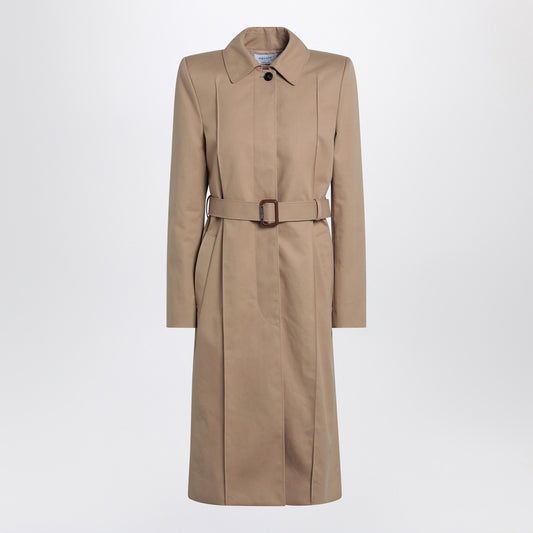 Alexander McQueen Beige trench coat with belt