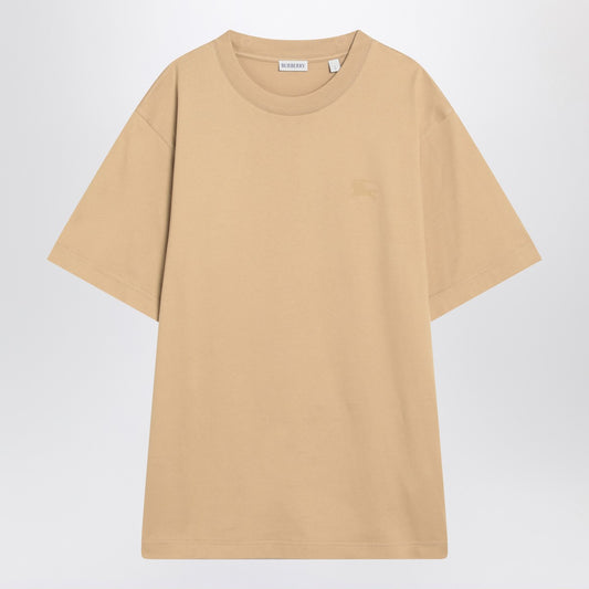 Burberry Beige short-sleeved T-shirt with EKD print