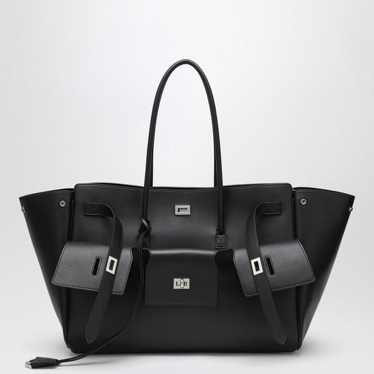 Balenciaga Carry All Bel Air large bag in black leather