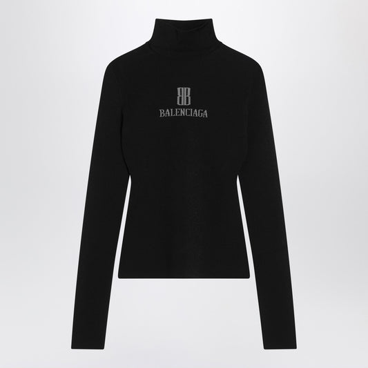 Balenciaga Black Nano BB turtleneck