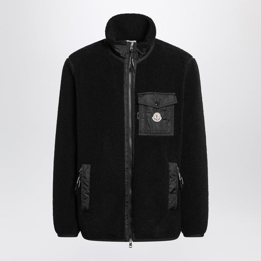 Moncler Black zip fleece