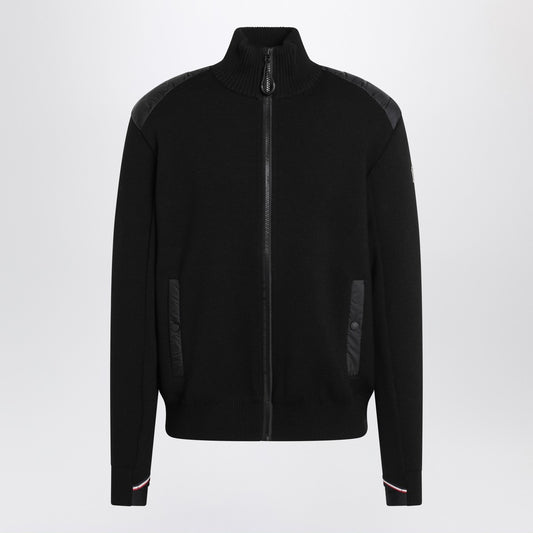 Moncler Grenoble Wool padded cardigan with zip