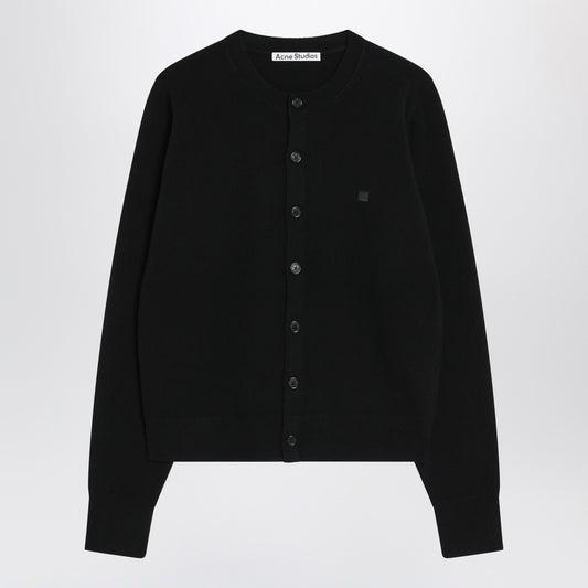 Acne Studios Black yak wool cardigan