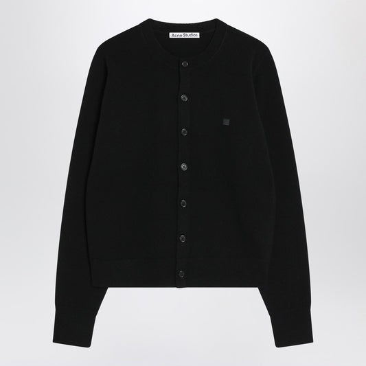 Acne Studios Black yak wool cardigan