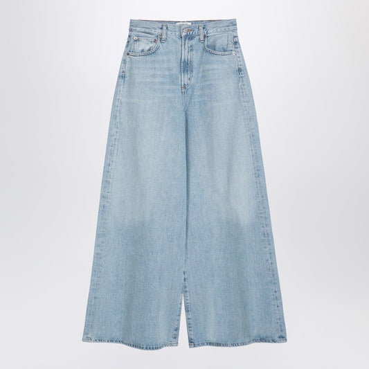 AGOLDE Light blue wide denim jeans