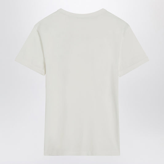 Acne Studios White cotton T-shirt with logo