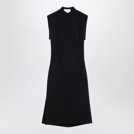 Sportmax Black wool blend sleeveless dress