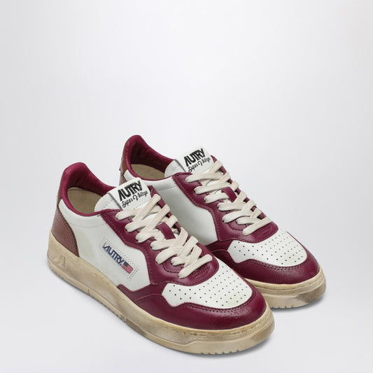 AUTRY Super Vintage White/Purple/Brown Sneaker