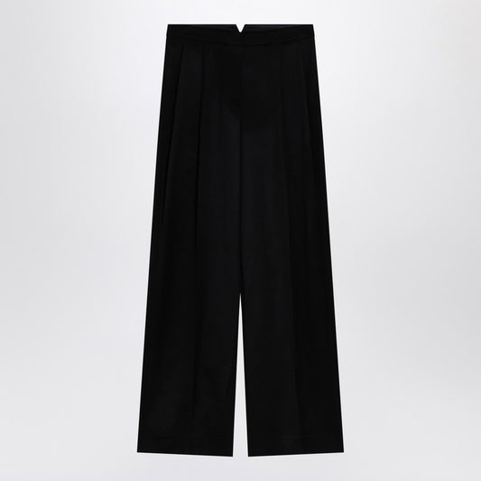 Givenchy Black wool wide trousers