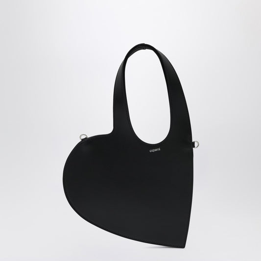Coperni Mini Heart bag in black leather
