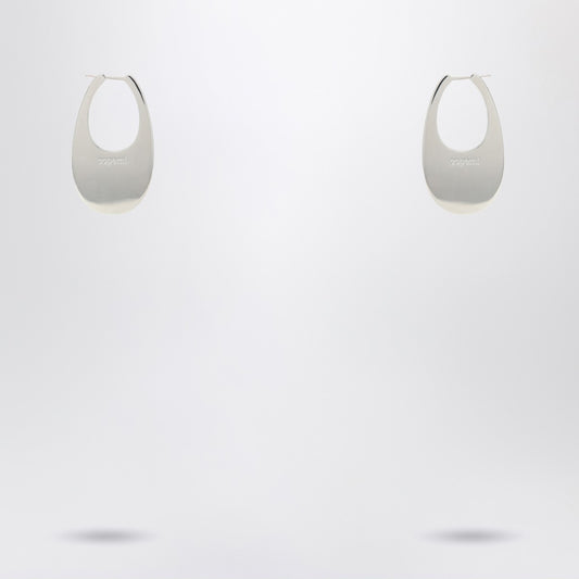 Coperni Large silver Swipe earrings