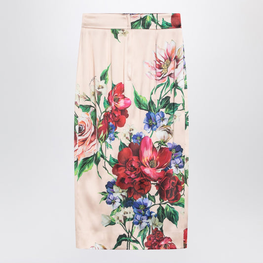 Dolce & Gabbana Dolce&Gabbana Longuette skirt with floral print