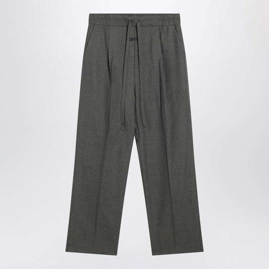 Fear of God Grey wool pants with drawstring
