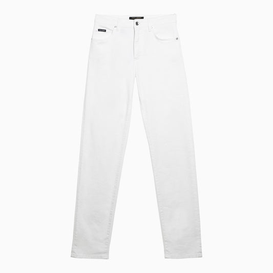 Dolce & Gabbana Dolce&Gabbana Regular white cotton pants