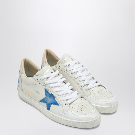 Golden Goose White/bluette/wood ash Ballstar sneakers