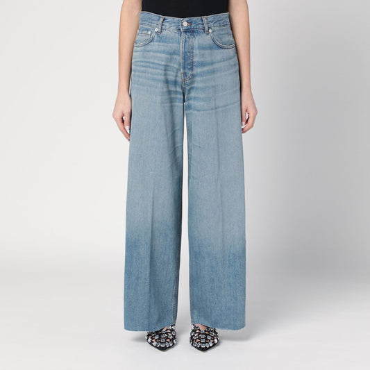 HAIKURE Wide blue washed jeans