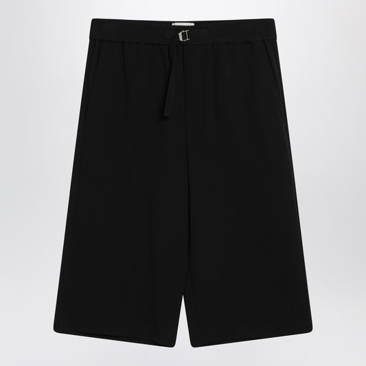 Ami Paris Bermuda wide black in cotton