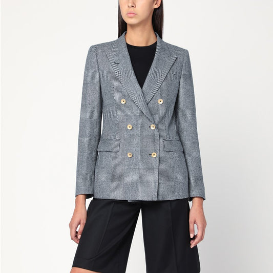 Tagliatore Double-breasted jacket in Prince of Wales wool