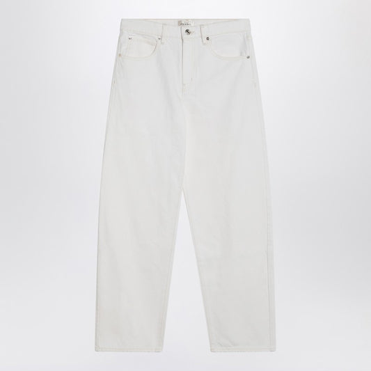 Frame White stiff denim jeans