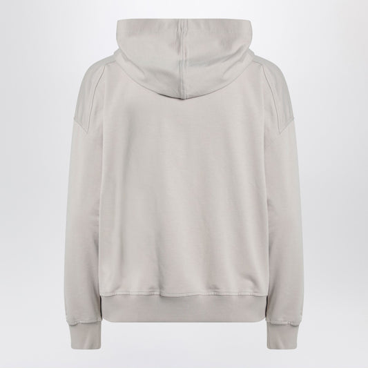 Brunello Cucinelli Beige cotton zip hoodie