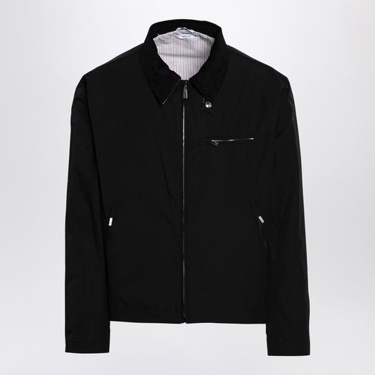 Thom Browne Black jacket with tricolour detail