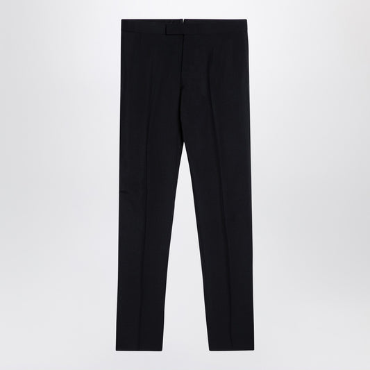 Thom Browne Black wool-blend trousers