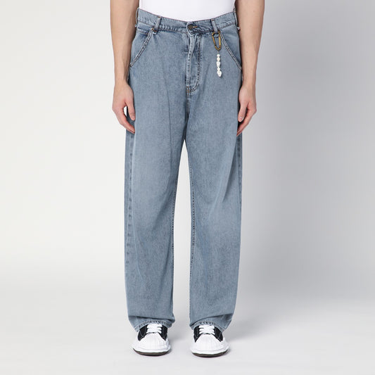 DARKPARK Wide-leg Donte blue washed jeans