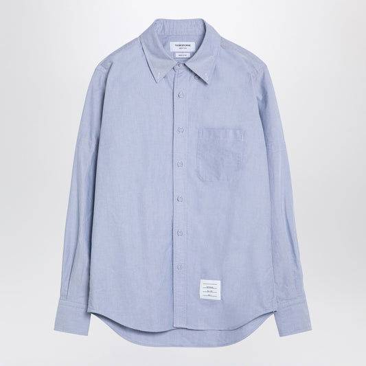 Thom Browne Light blue cotton button-down shirt