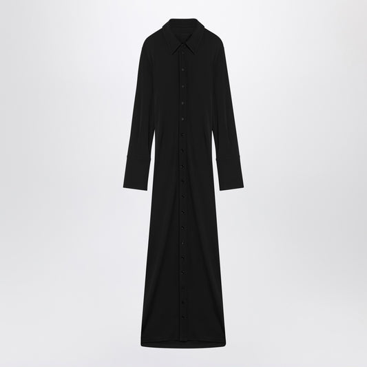 Sportmax Black shirt dress in viscose jersey