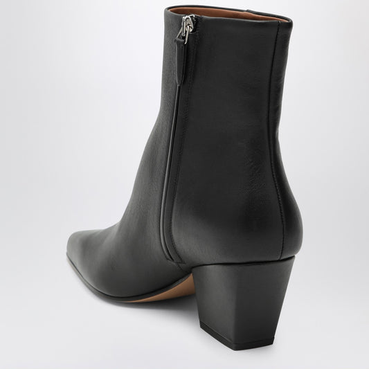 Paris Texas Black leather ankle boot Jane