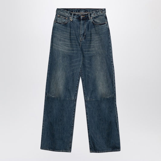 R13 Dawson blue wide denim jeans