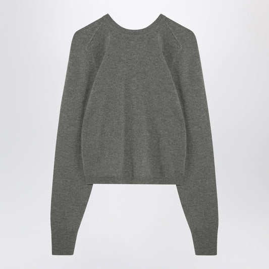 Maison Margiela Green mélange wool sweater