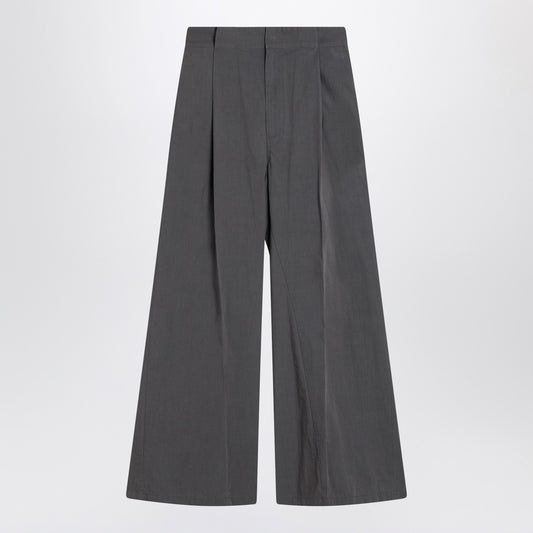 Maison Margiela Charcoal grey pleated trousers