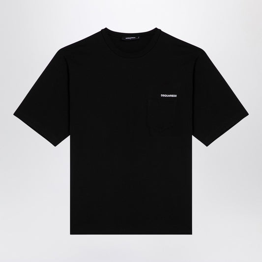 Dsquared2 Black cotton crew-neck T-shirt
