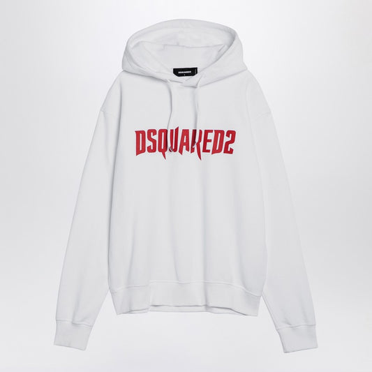 Dsquared2 White cotton hoodie