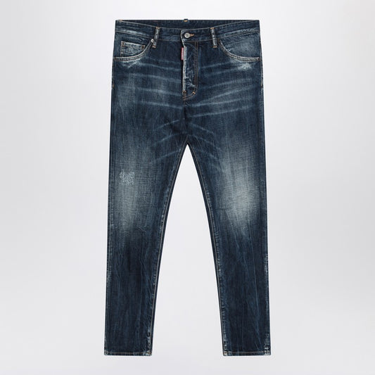 Dsquared2 Cool Guy navy blue washed jeans