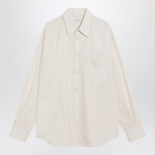 LEMAIRE Ivory cotton and silk shirt