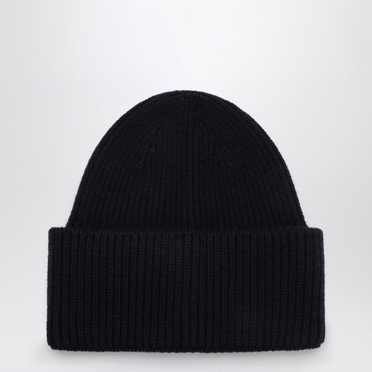 Destin Blue navy cashmere blend beanie