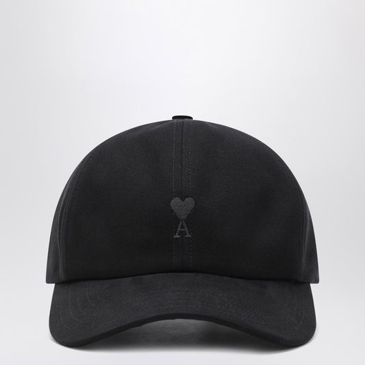 Ami Paris Ami De Coeur black baseball cap