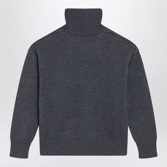 Ami Paris Turtleneck sweater Ami De Coeur grey