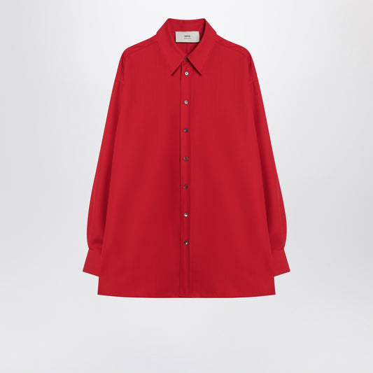 Ami Paris Red wool shirt
