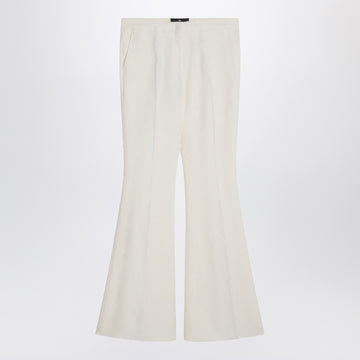 ETRO Flared trousers in ivory viscose